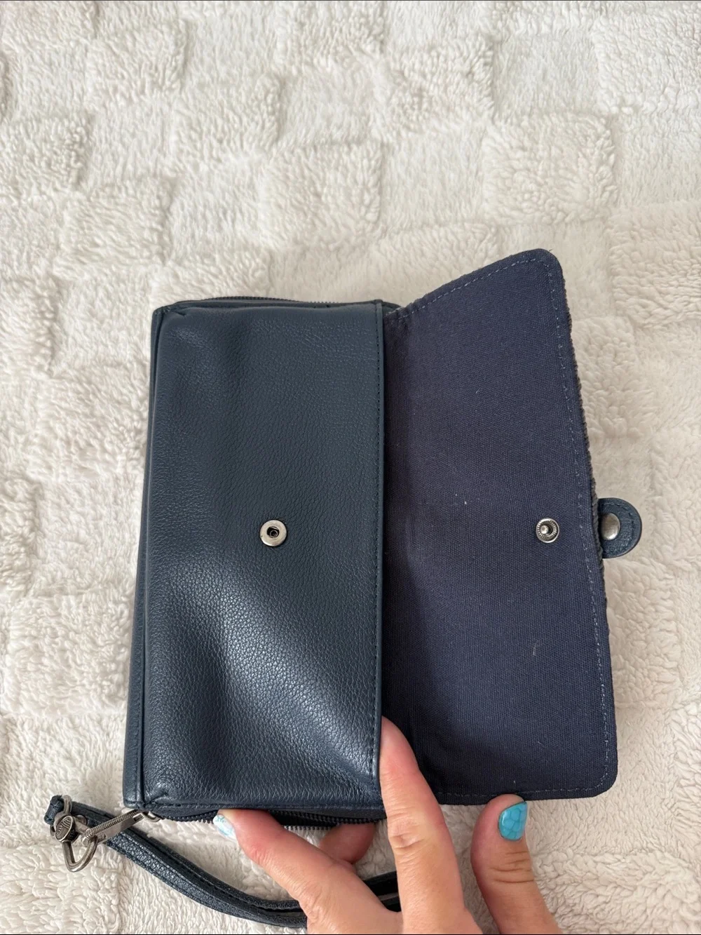 Women's Navy Blue Wristlet Clutch Wallet - The Sak